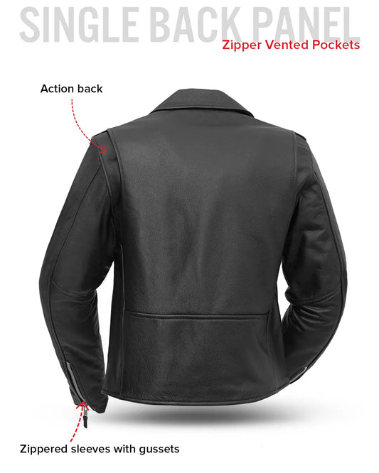 Bikerlicious - Women's Motorcycle Leather Jacket