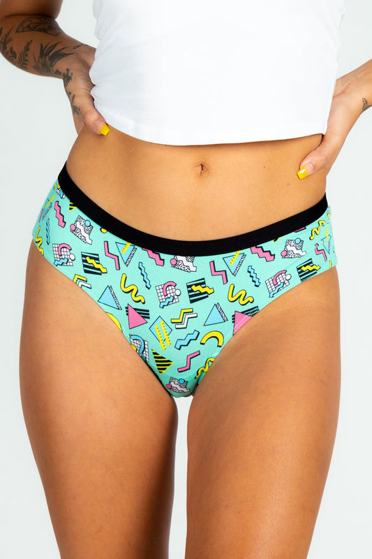 The Afternoon Arcade | Retro Geometric Modal Cheeky Underwear