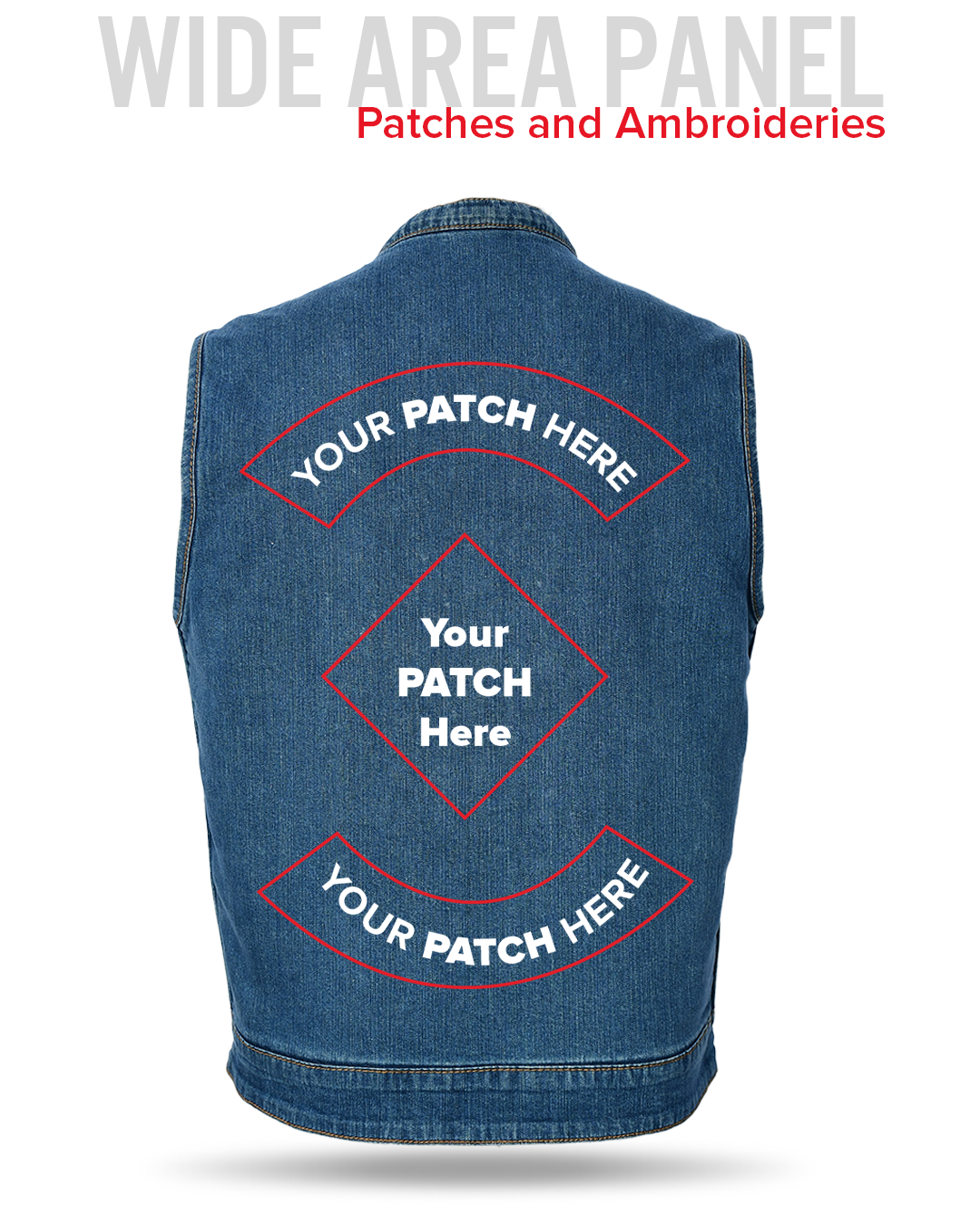 Havoc Men's Denim Motorcycle Vest