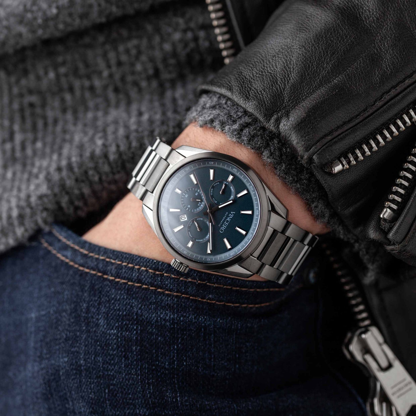 The Reserve Automatic - Gunmetal/Slate Blue