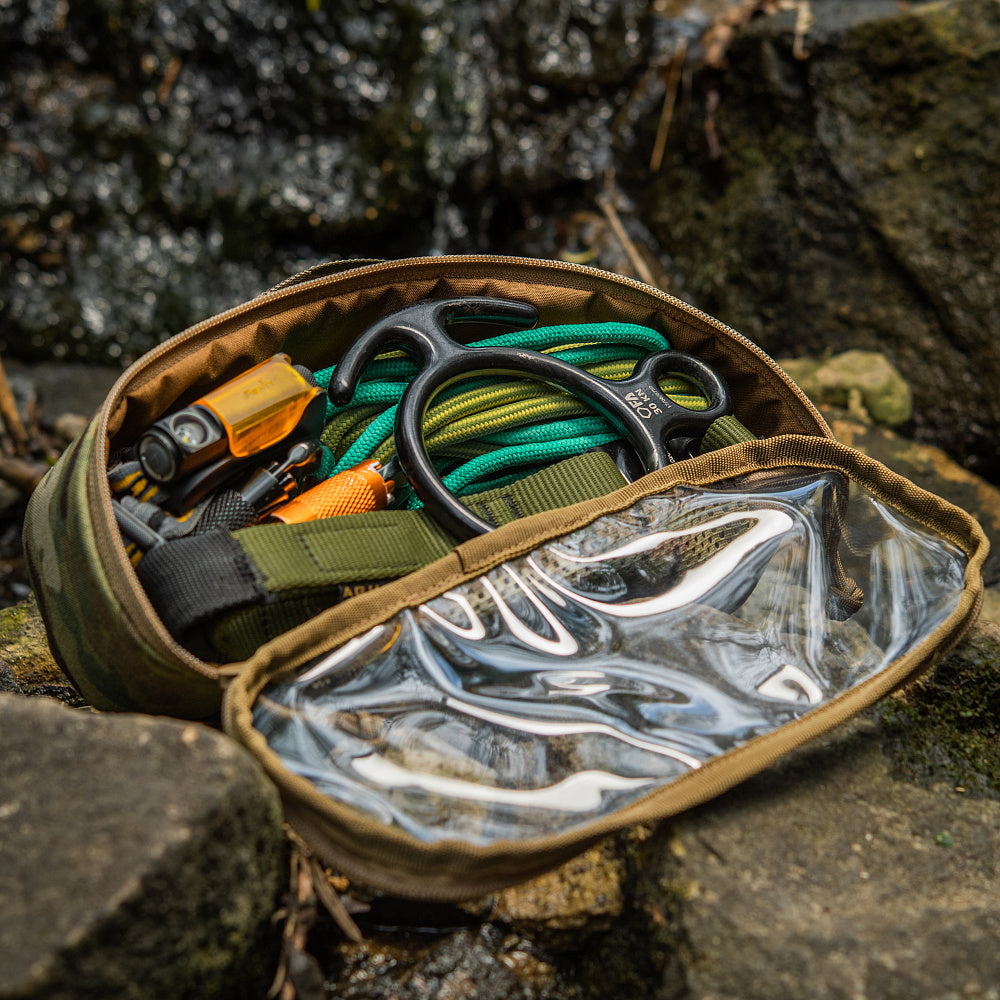 M-Tac Utility Organizer Transparent Elite (Medium) (10.2" x 4.3")