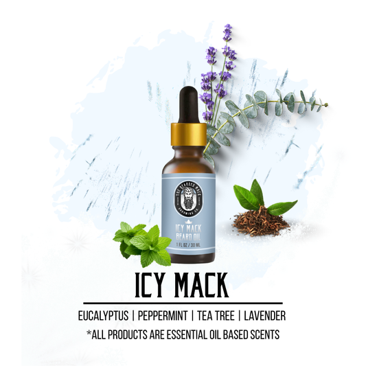 Icy Mack Signature Beard Oil |  Eucalyptus • Peppermint • Tea Tree