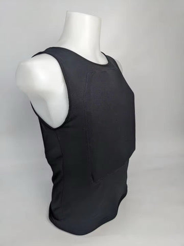 Ballistic Shirt 2.0 - Concealable Soft Ballistic Vest (Tested to NIJ Level IIIA .44 Mag) Fully Adjustable