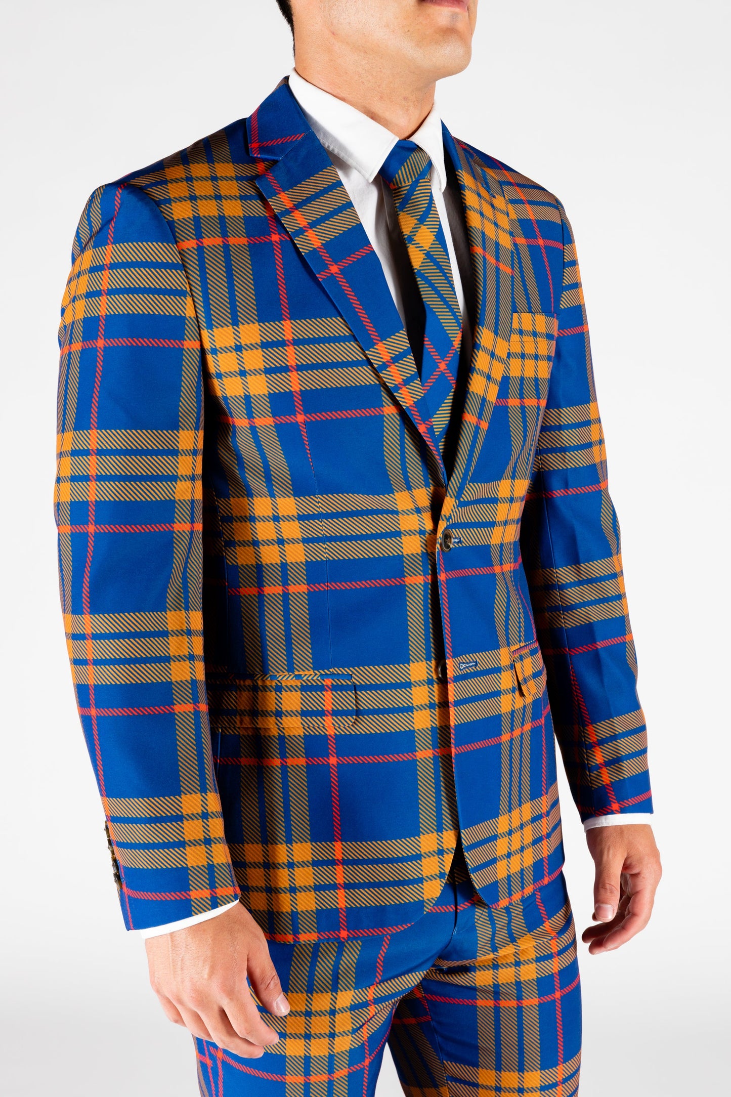 The Pipe Tobacco | Blue Plaid Suit