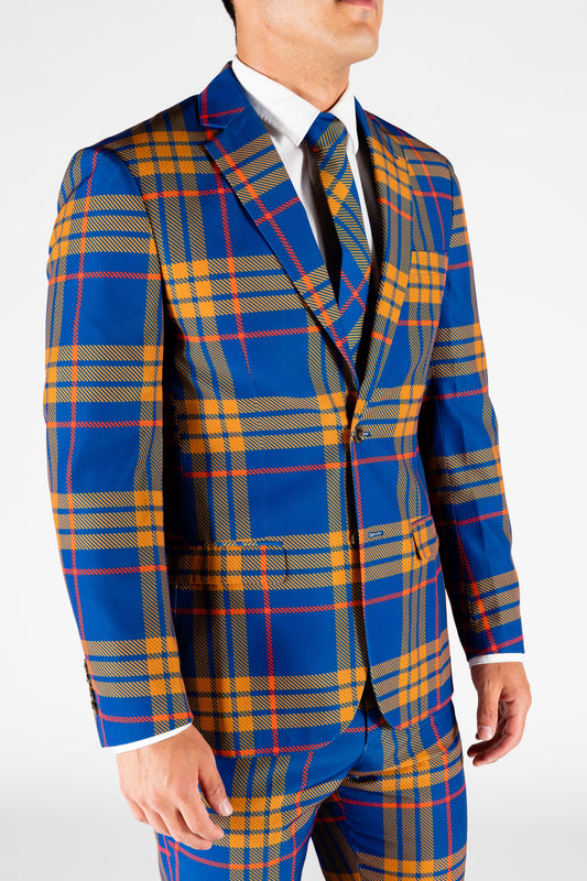 The Pipe Tobacco | Blue Plaid Suit