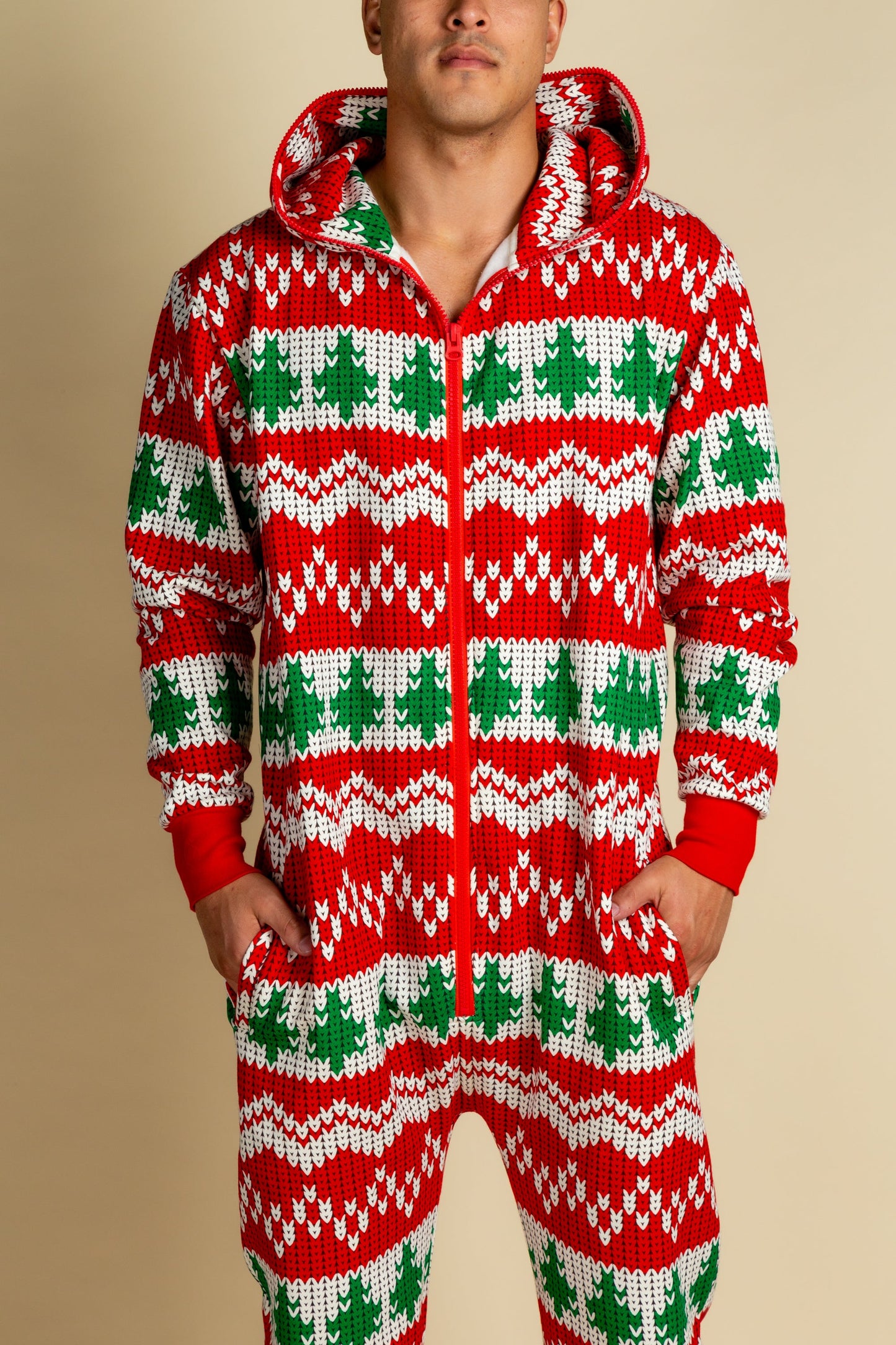The Red Ryder | Knit Print Christmas Onesie
