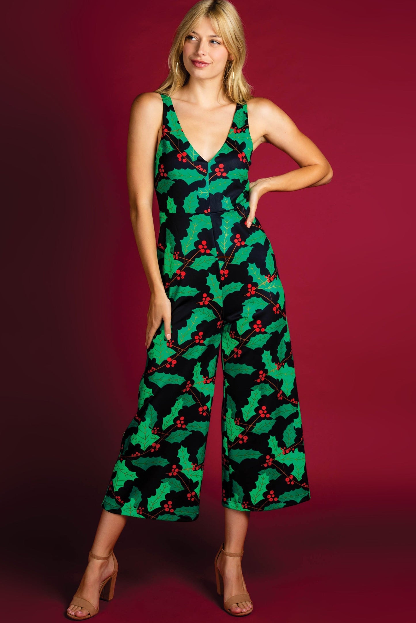 The Deck Yourselves | Mistletoe Christmas Jumpsuit