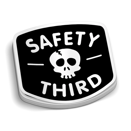 Safety Third Hard Hat Decal