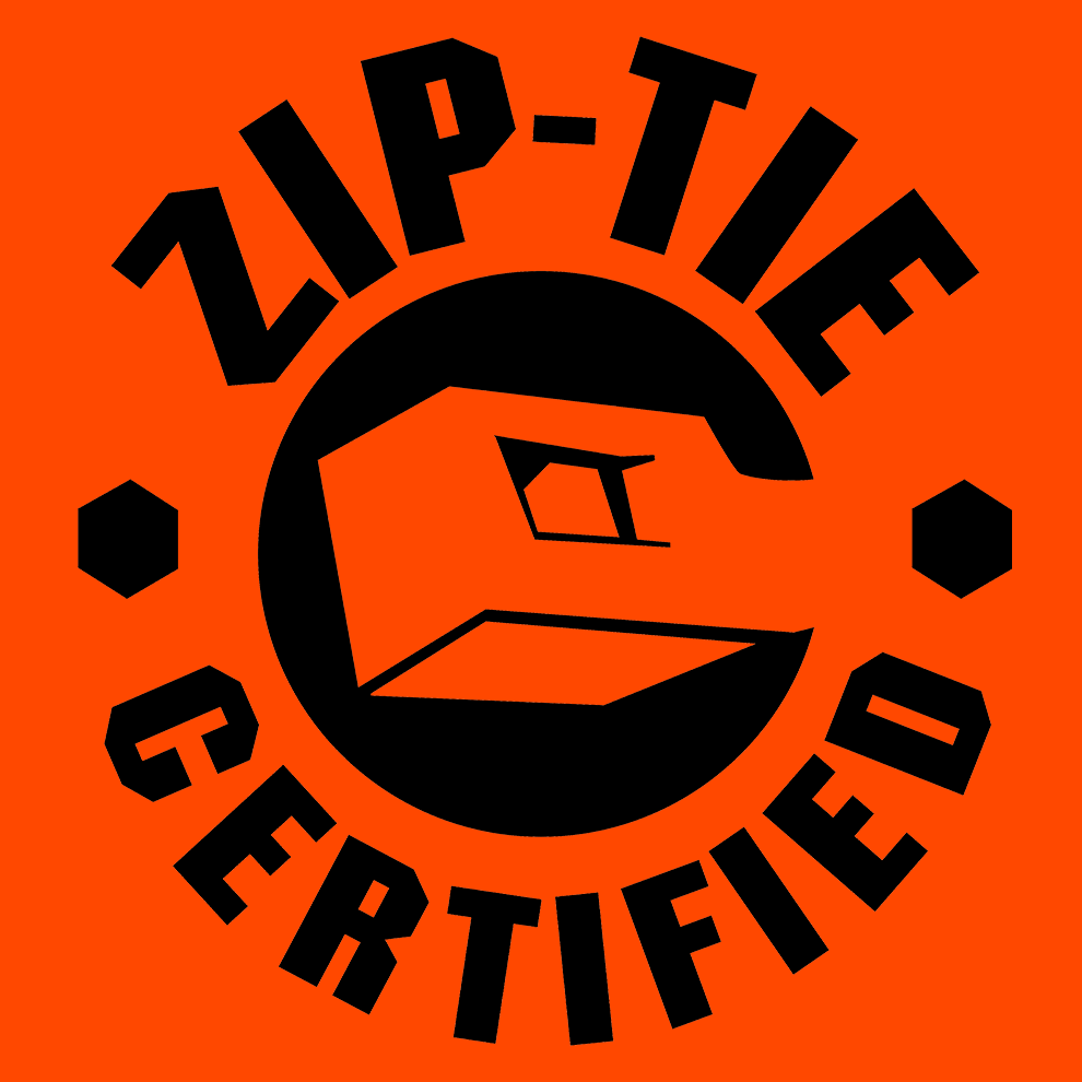 Zip Tie - Safety Yellow T-Shirt