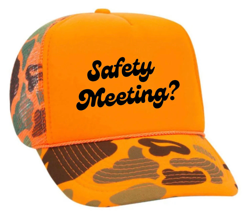 Safety Meeting Trucker Hat