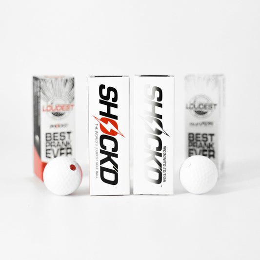BUY 3 GET 1 FREE BUNDLE - SHOCK'D Golf Balls