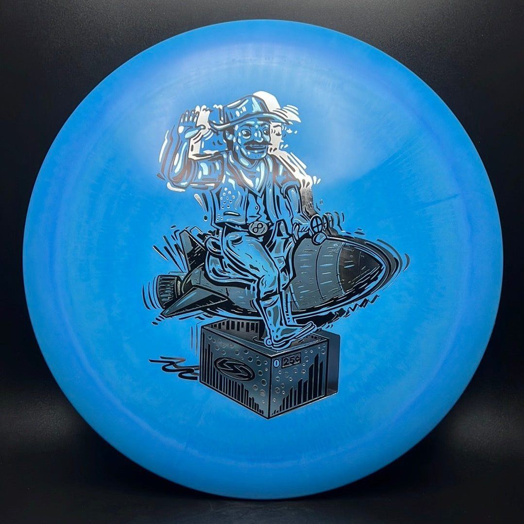 Alpha Curl - "Ride Em Rocket Cowboy" Triple Foil