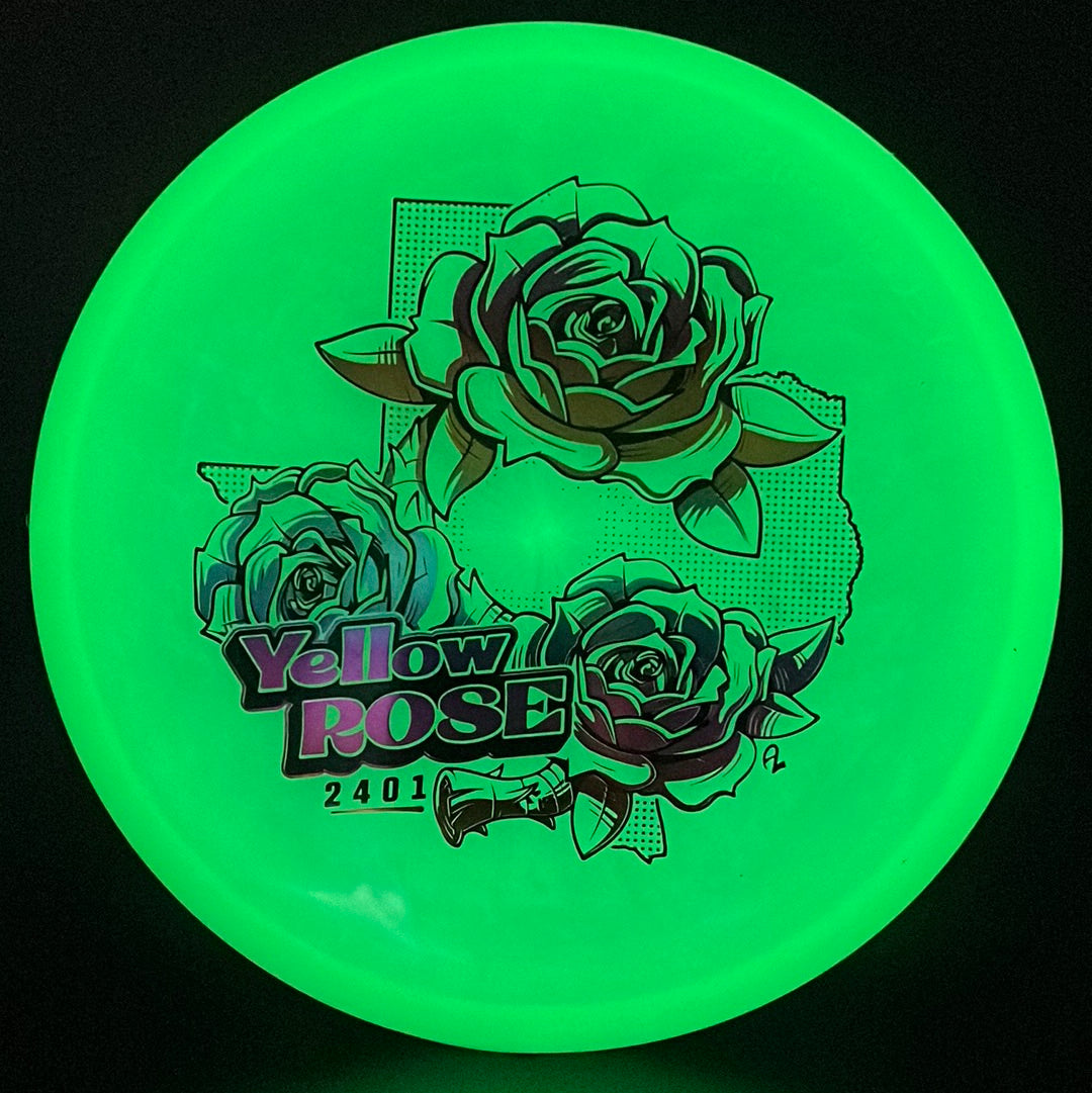 Alpha Glow Yellow Rose - First Run