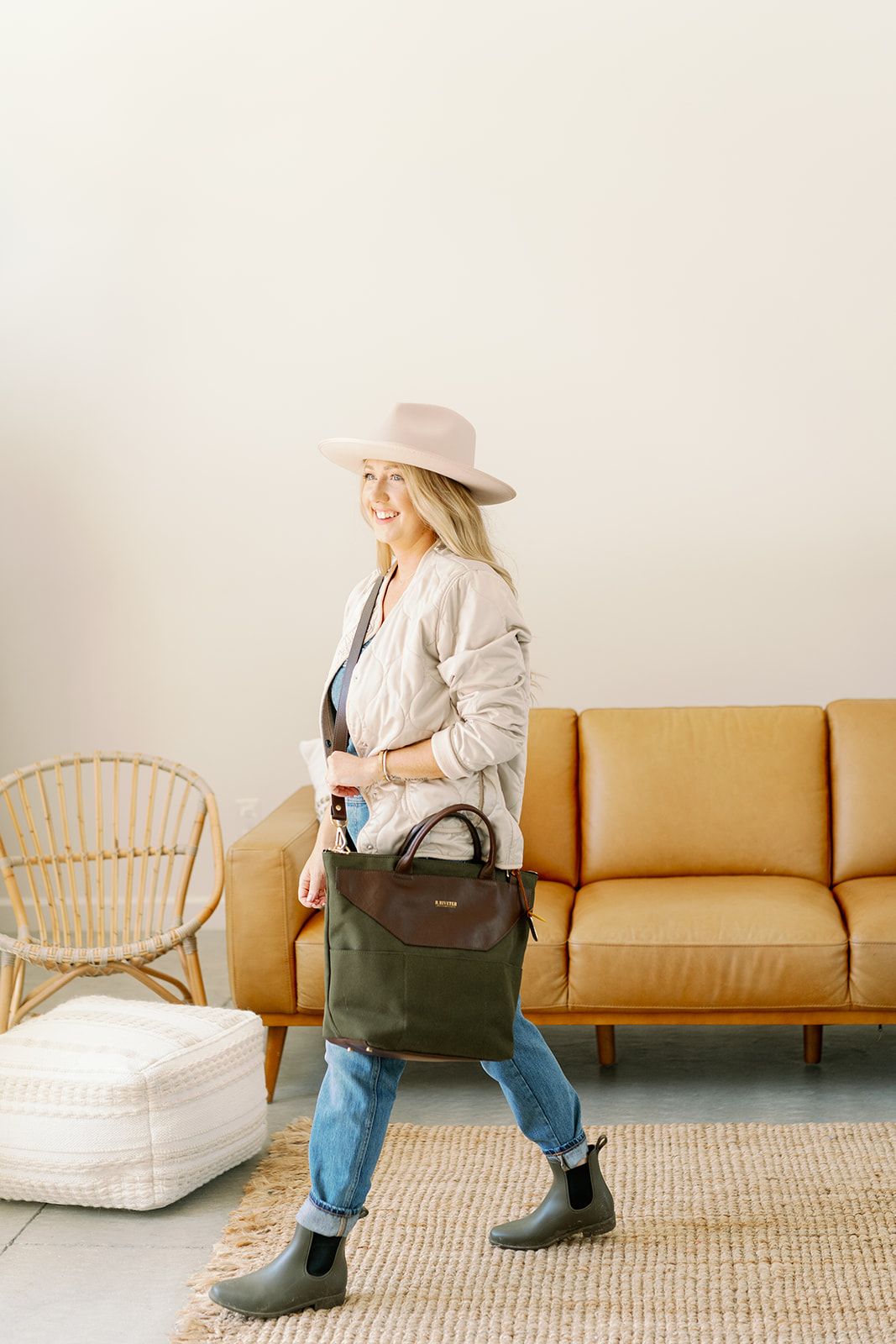 S&D Alexander | Fatigue Canvas + Brown Leather