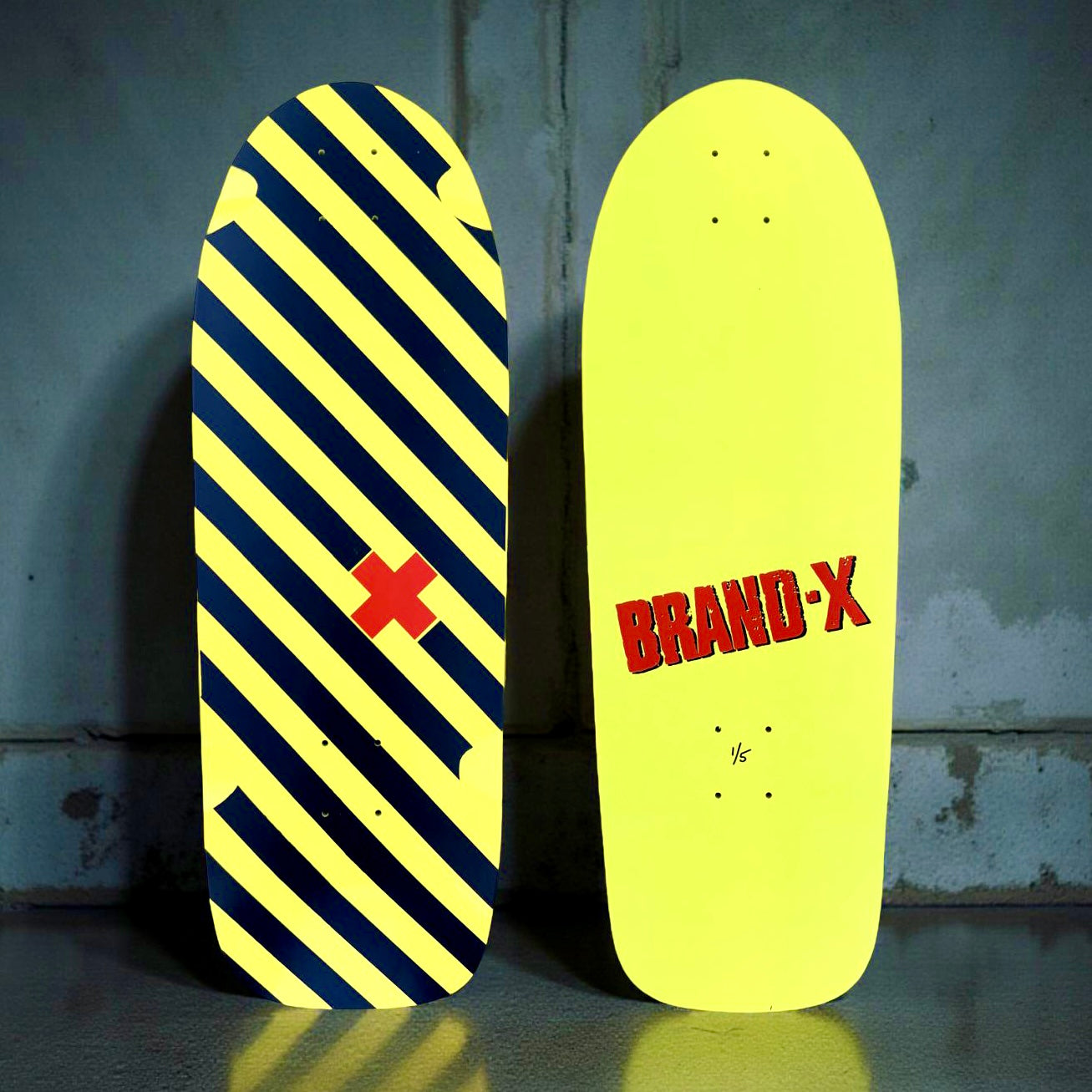 Vertical Hold “Thrashin” 10"x30" HAND-PAINTED Deck