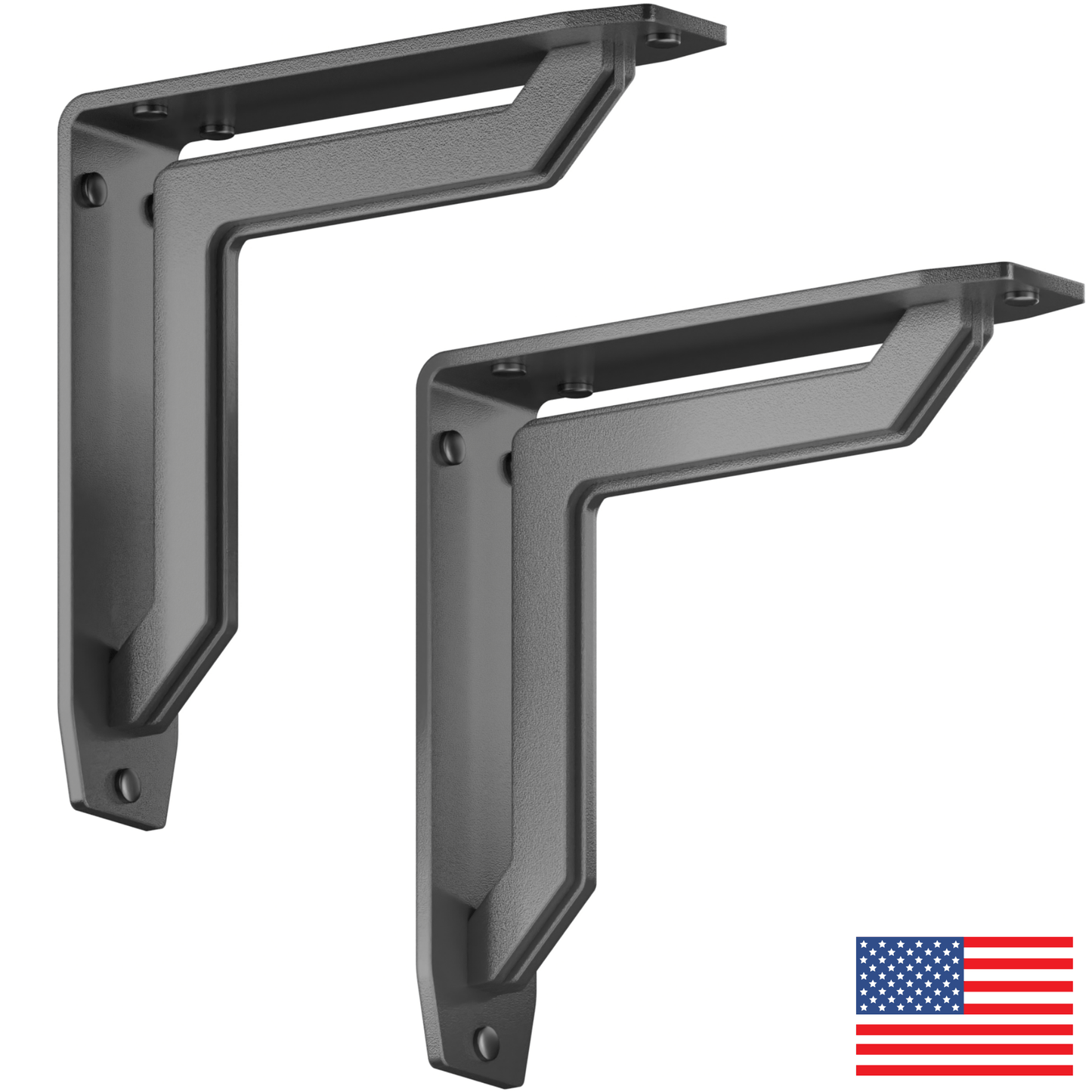 Lucca Heavy Duty Steel Brackets for Shelving