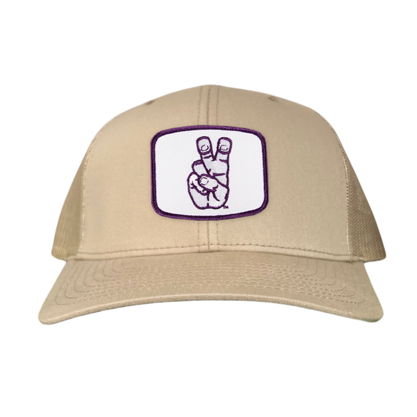 TCU Frog Hand Square Shape / Curved Bill Mesh Snapback / 126 / TCU001