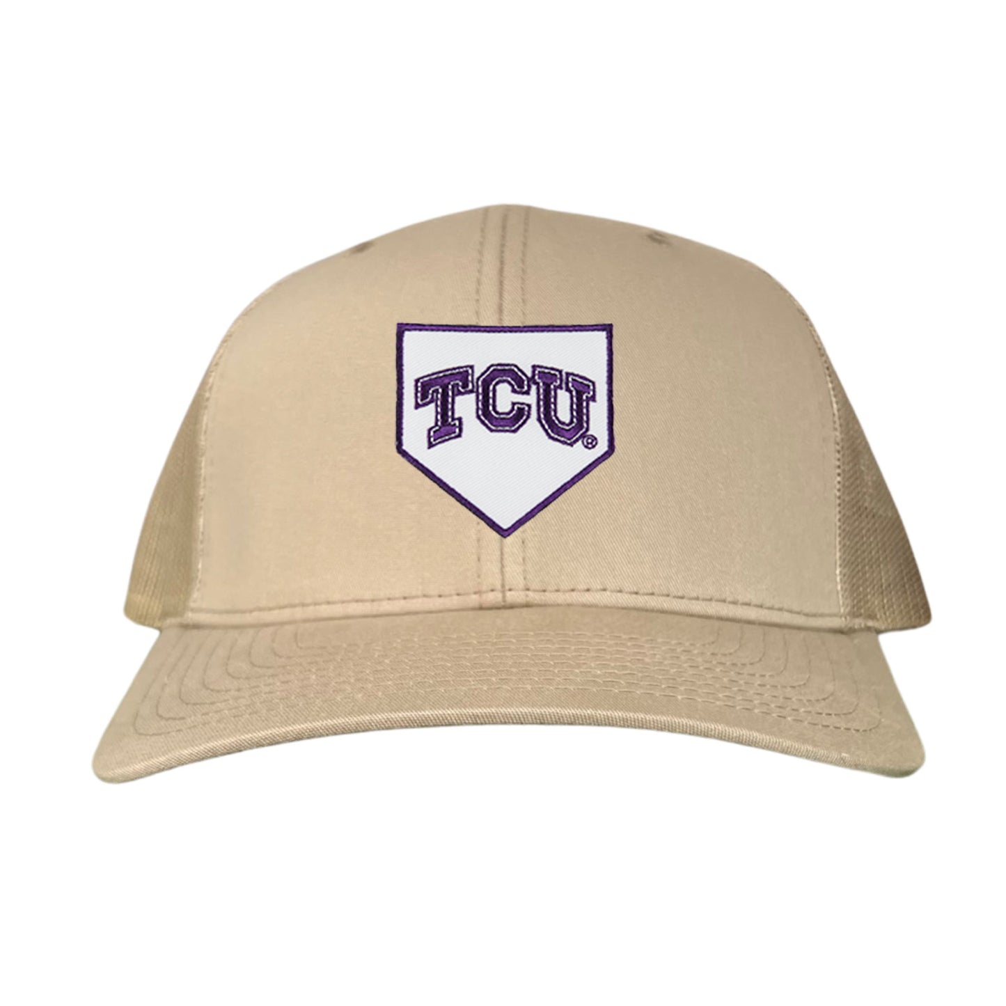 TCU Horned Frogs Baseball Cap Home Plate / Hat / TCU025 / 221 / MM