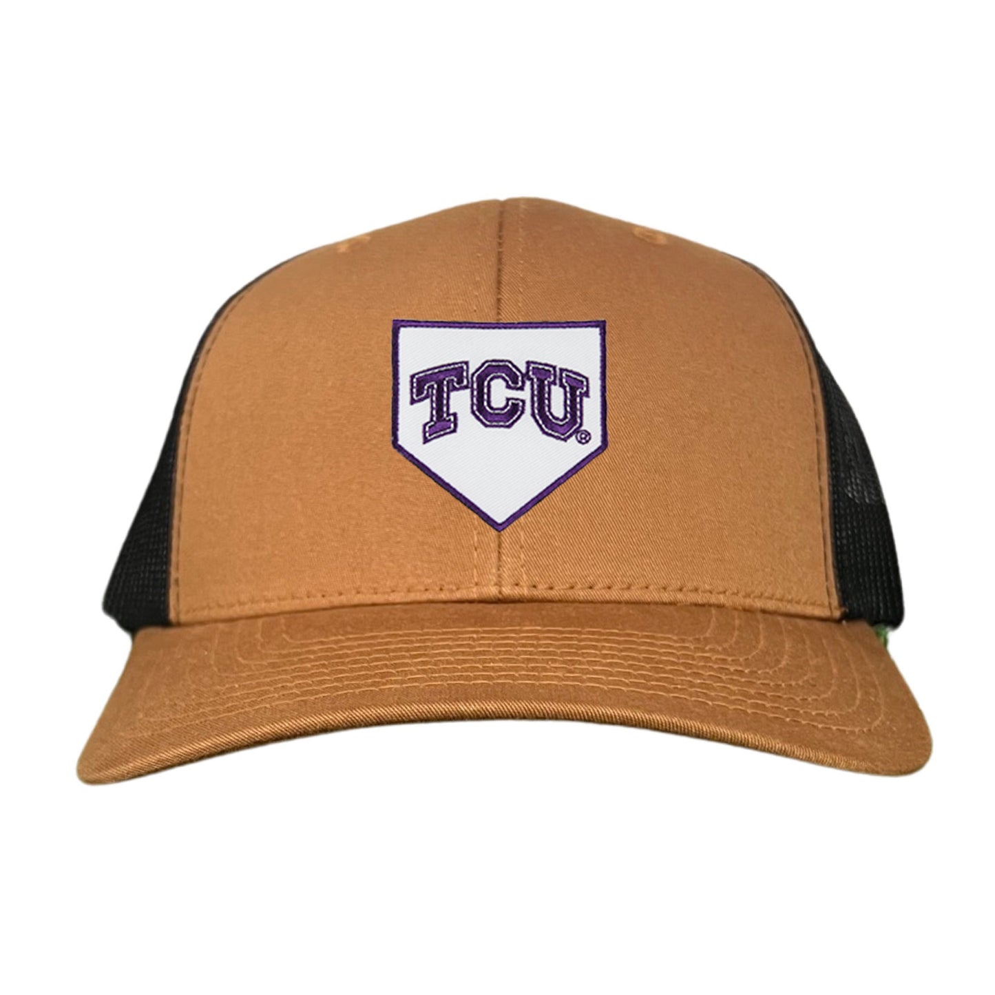 TCU Horned Frogs Baseball Cap Home Plate / Hat / TCU025 / 221 / MM