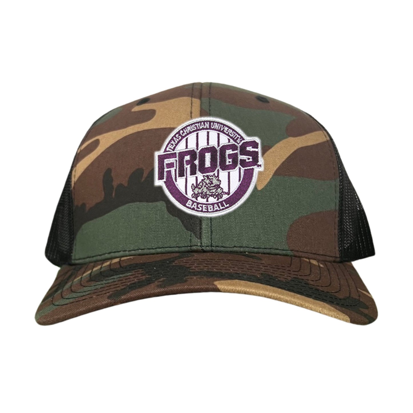 TCU / Frogs Pinstripe Circle / Hats / 216 / TCU017 / MG