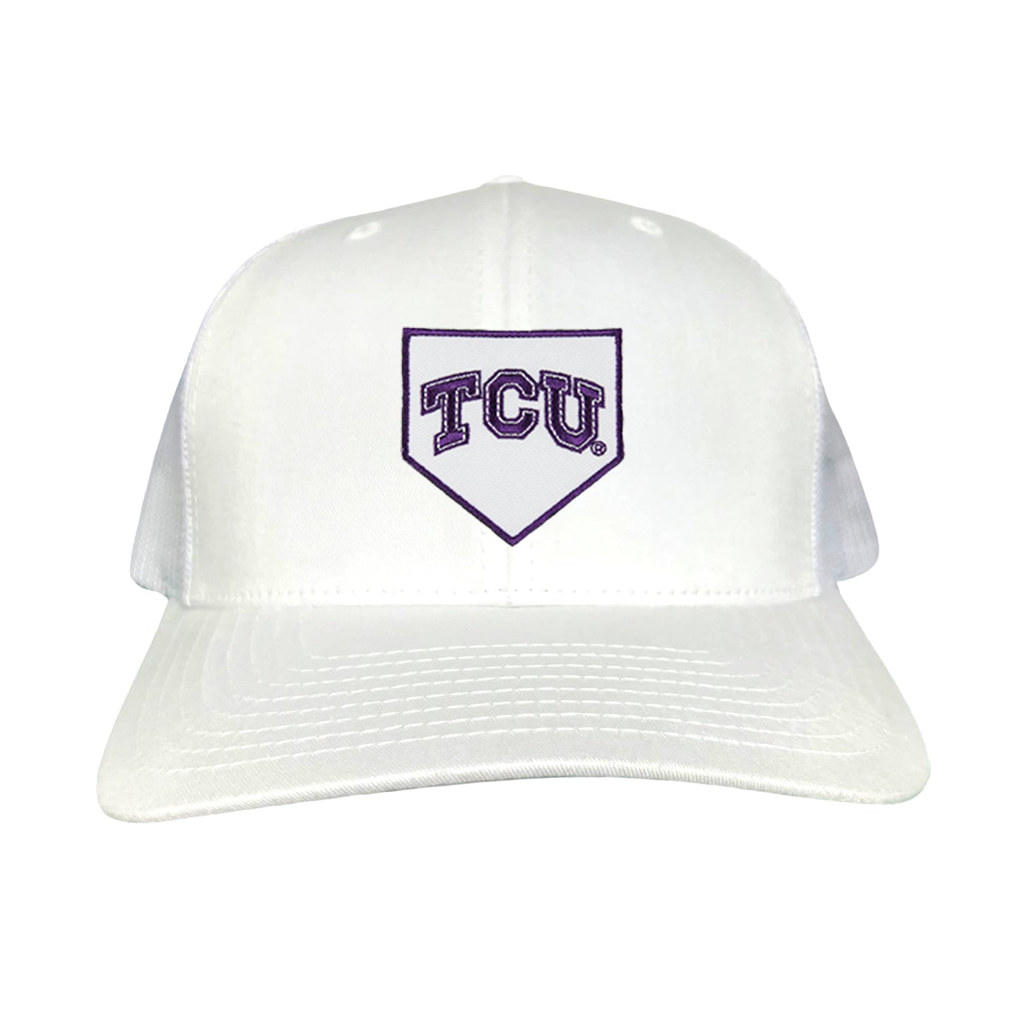 TCU Horned Frogs Baseball Cap Home Plate / Hat / TCU025 / 221 / MM