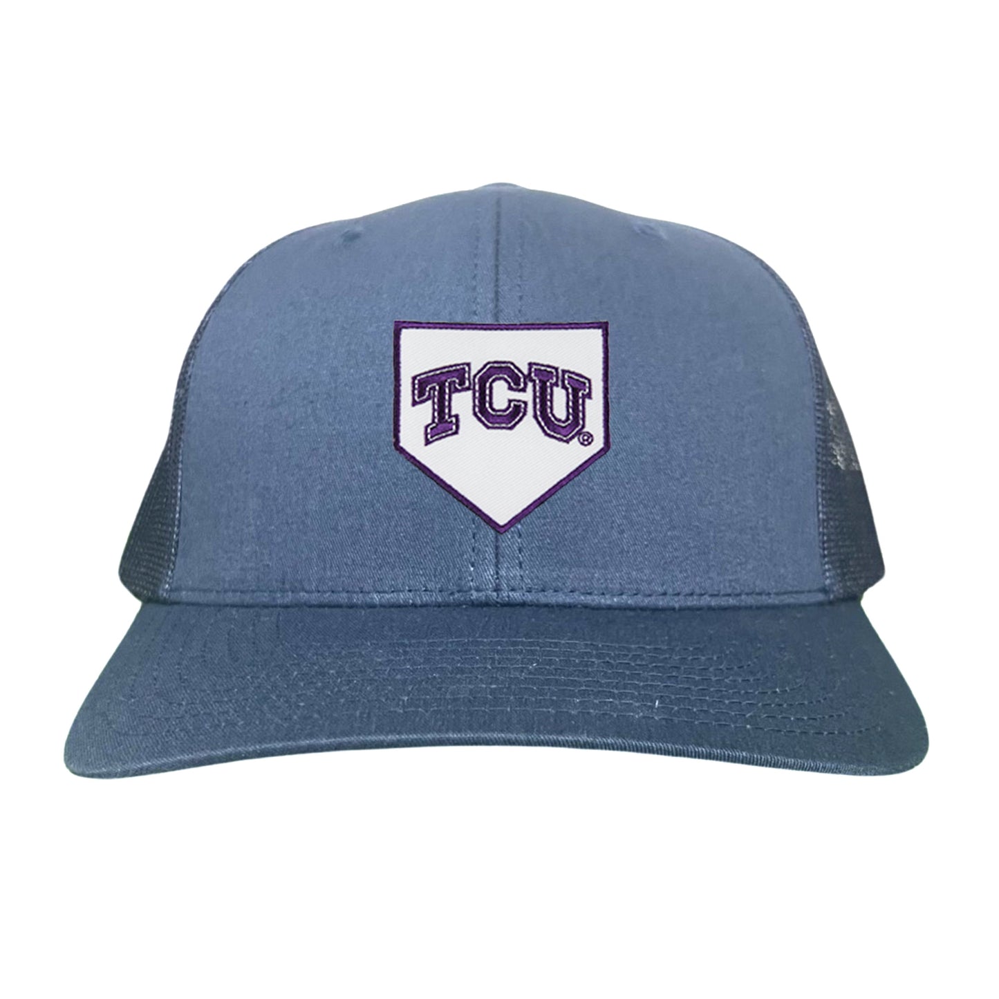 TCU Horned Frogs Baseball Cap Home Plate / Hat / TCU025 / 221 / MM