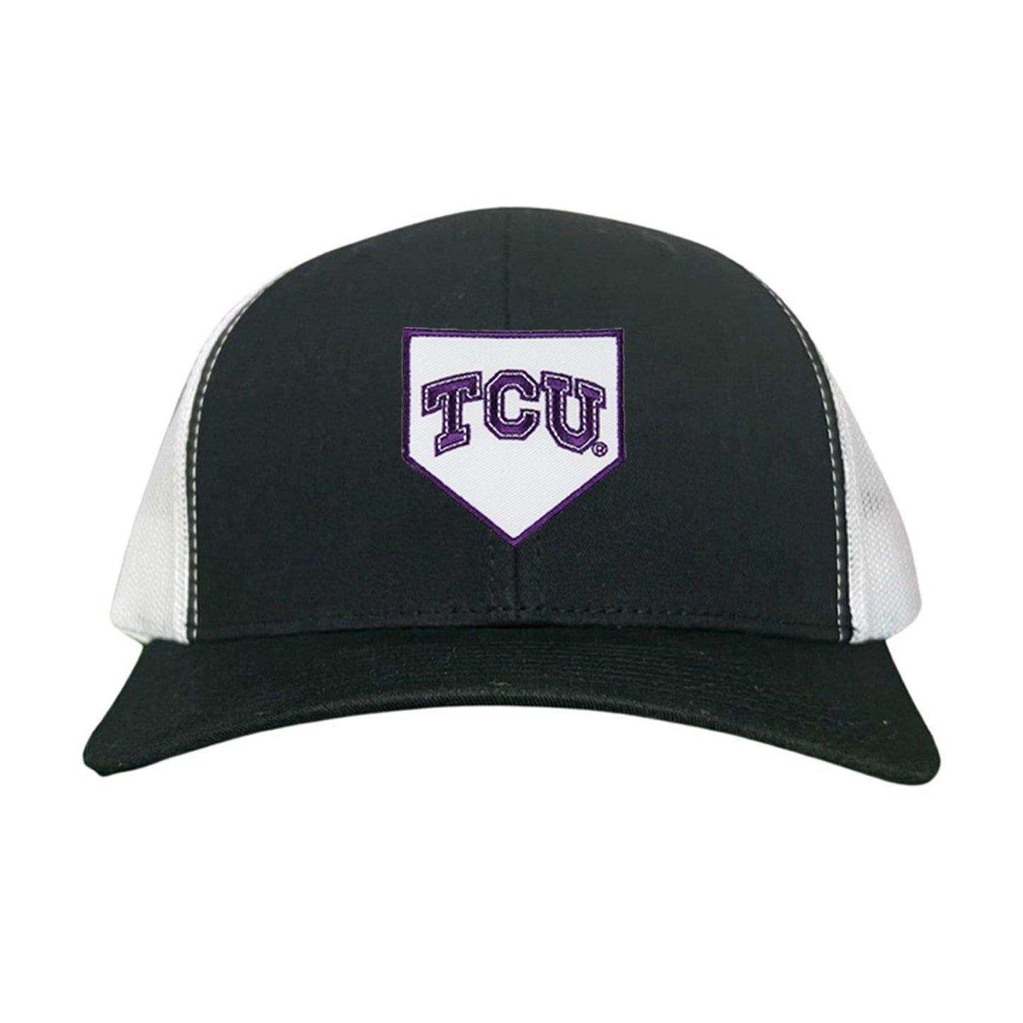 TCU Horned Frogs Baseball Cap Home Plate / Hat / TCU025 / 221 / MM