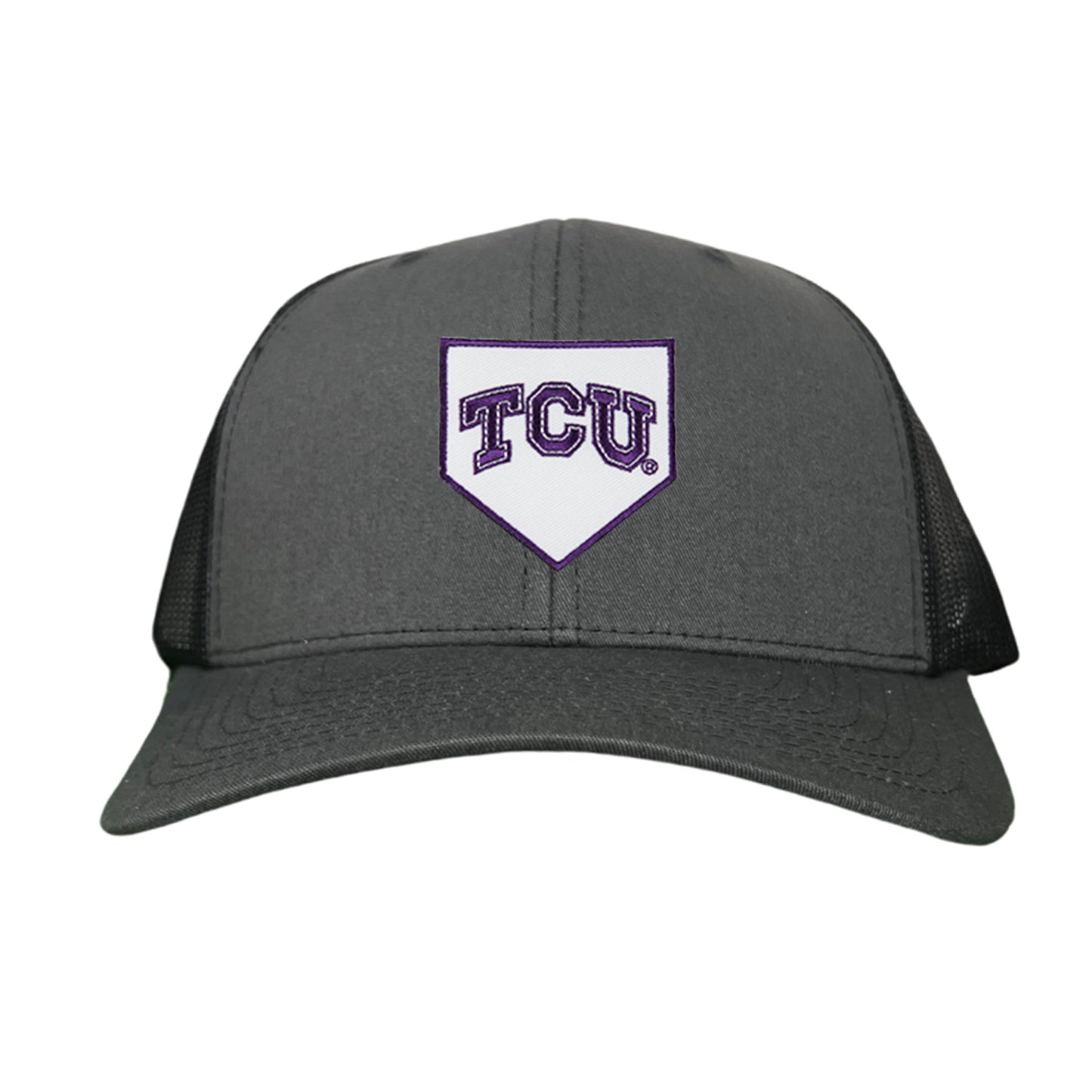 TCU Horned Frogs Baseball Cap Home Plate / Hat / TCU025 / 221 / MM