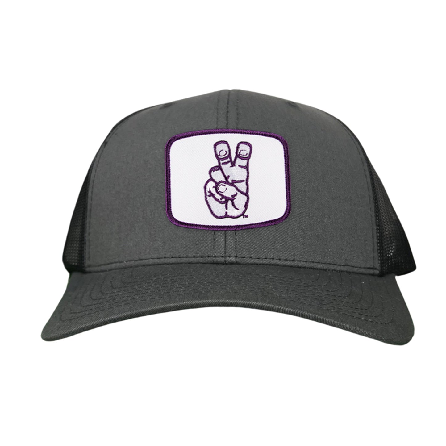 TCU Frog Hand Square Shape / Curved Bill Mesh Snapback / 126 / TCU001