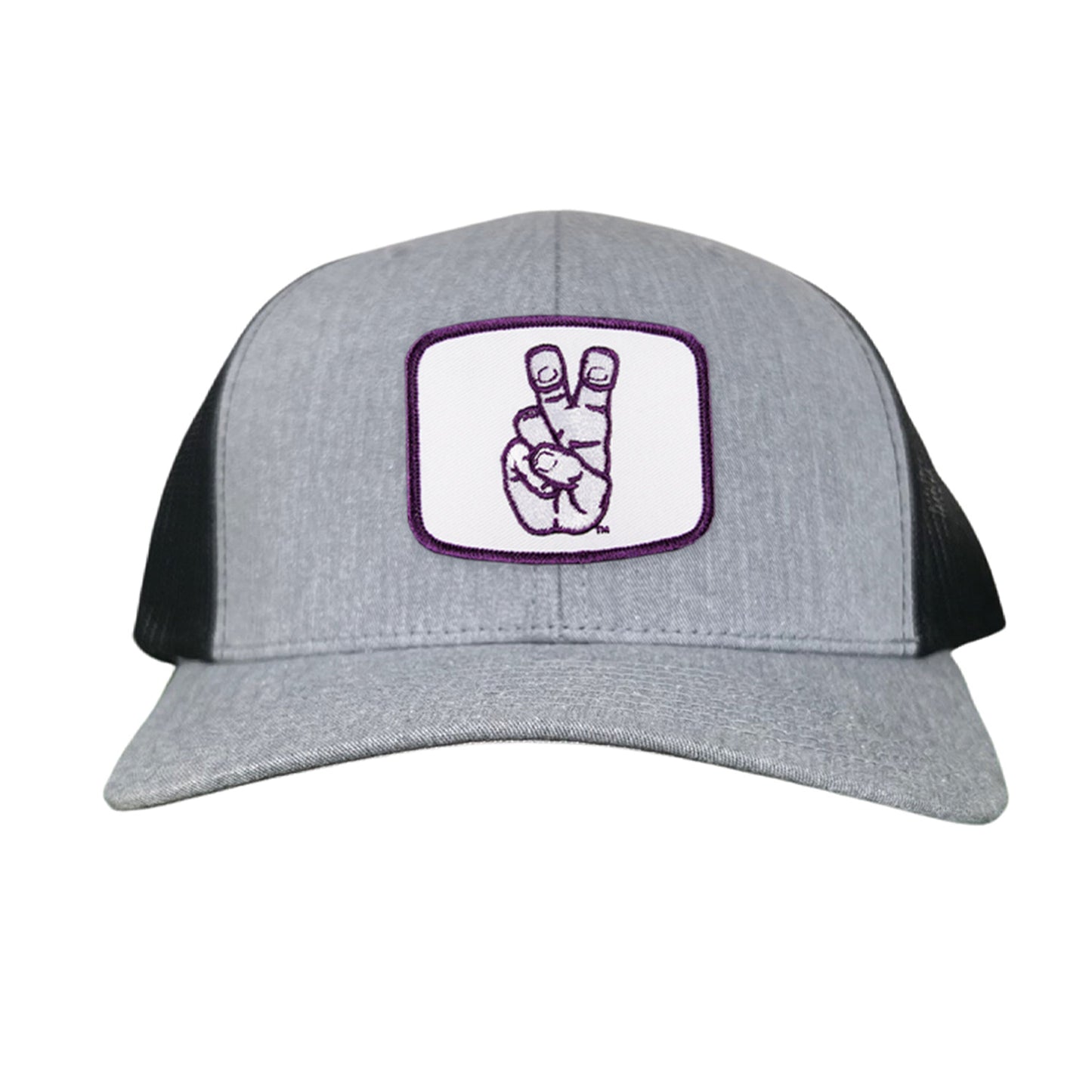 TCU Frog Hand Square Shape / Curved Bill Mesh Snapback / 126 / TCU001
