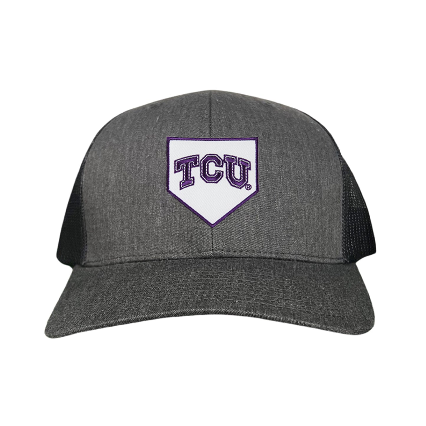 TCU Horned Frogs Baseball Cap Home Plate / Hat / TCU025 / 221 / MM