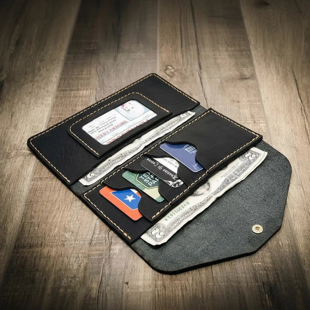 Sugar Land Clutch Wallet - Black