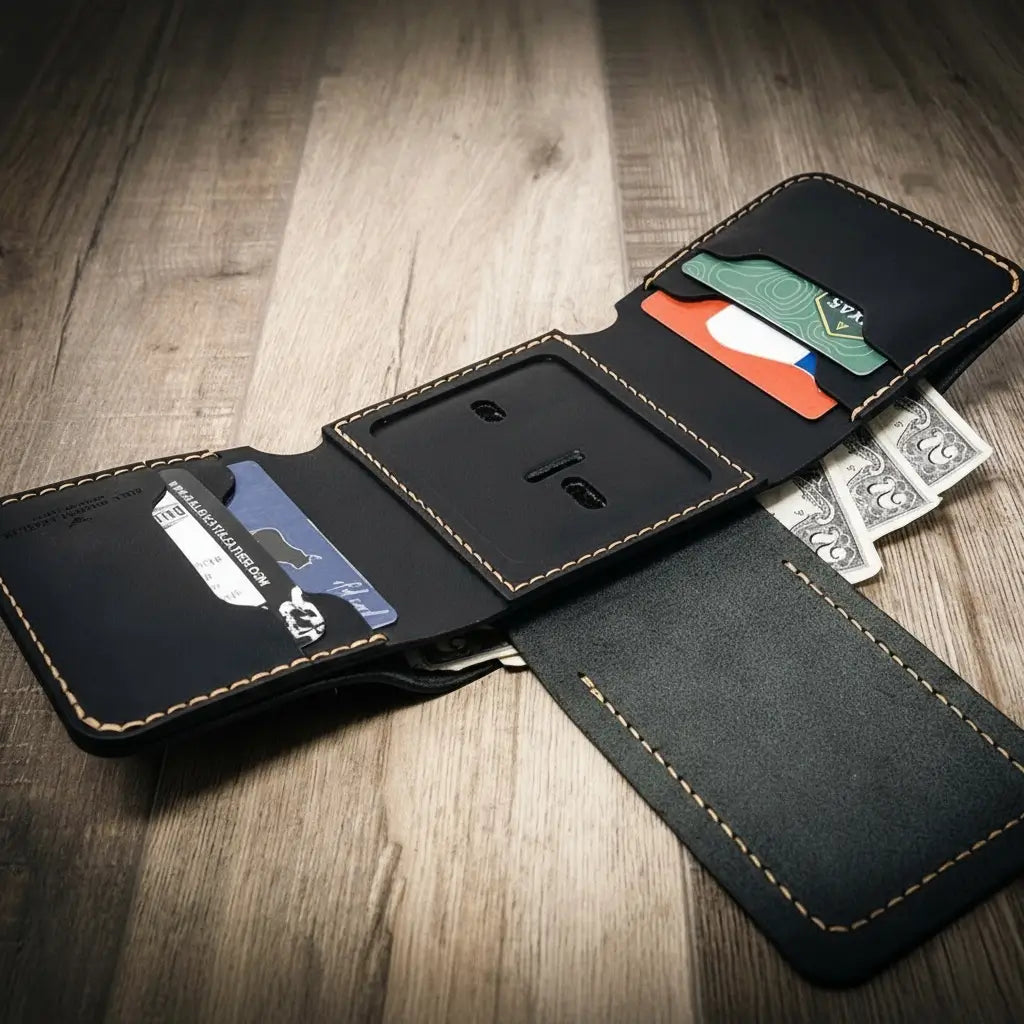Badge Trifold Wallet