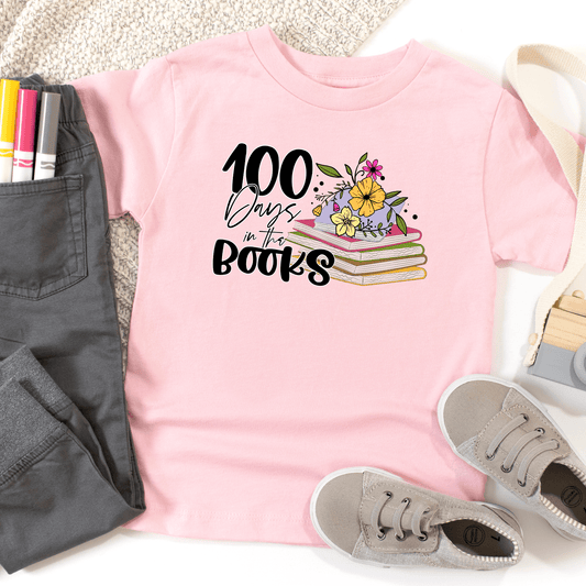 100 Days in the Books Kids T-Shirt