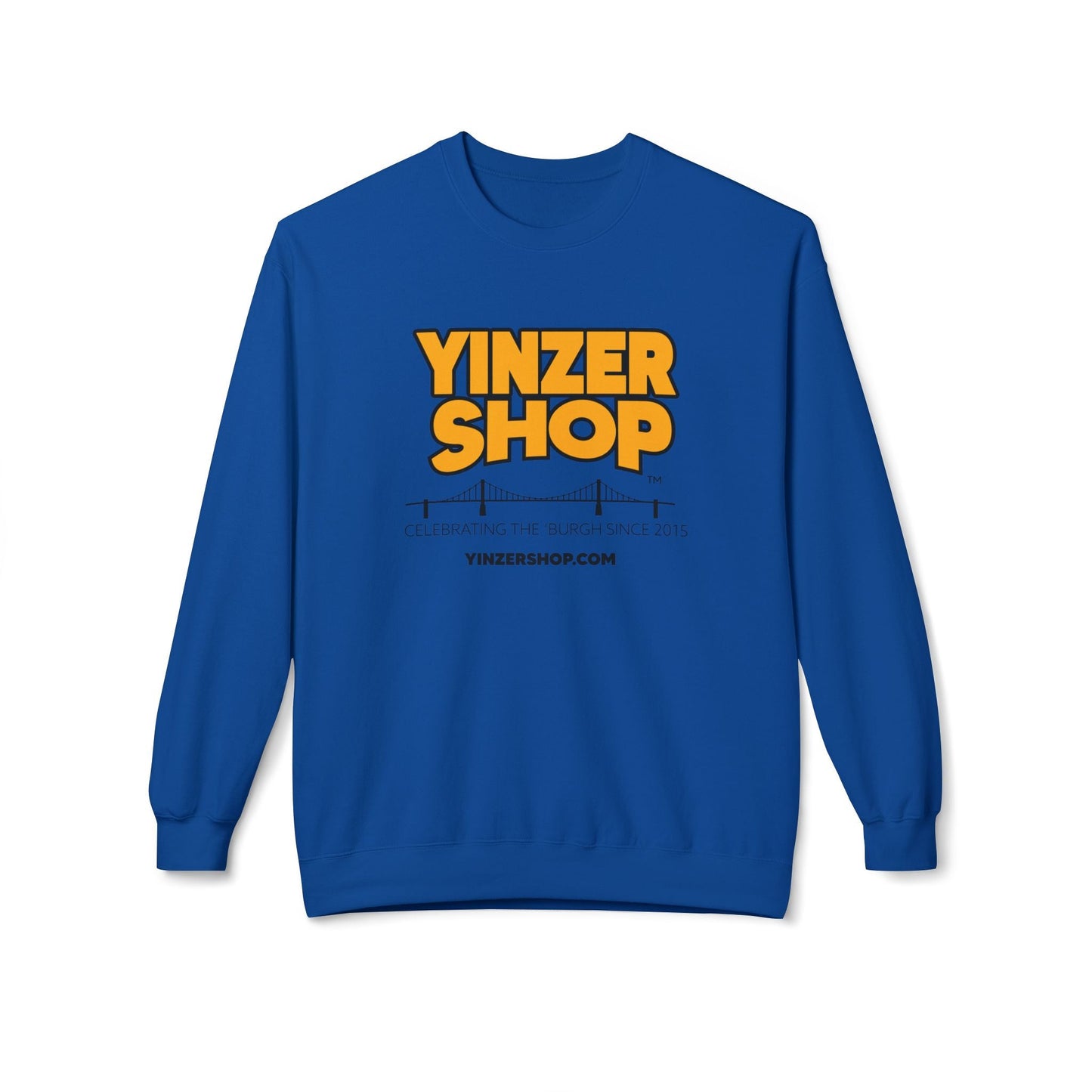 YinzerShop Serving Since 2015 - Gildan SF000 -Unisex Midweight Softstyle Fleece Crewneck Sweatshirt