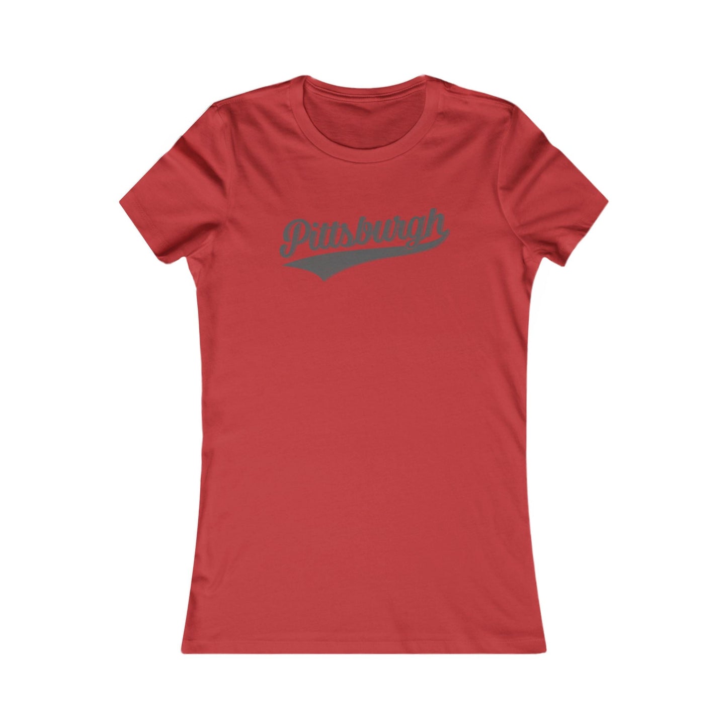 Pittsburgh Varsity Retro Women's Slim Feminine Fit T-shirt