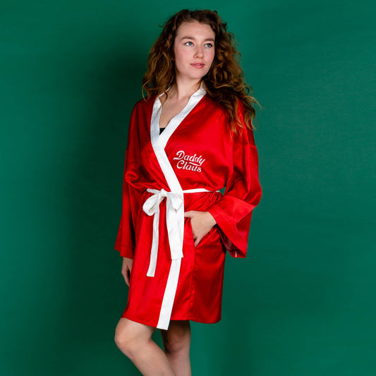 The Daddy Claus | Ladies Unisex Santa Christmas Kimono