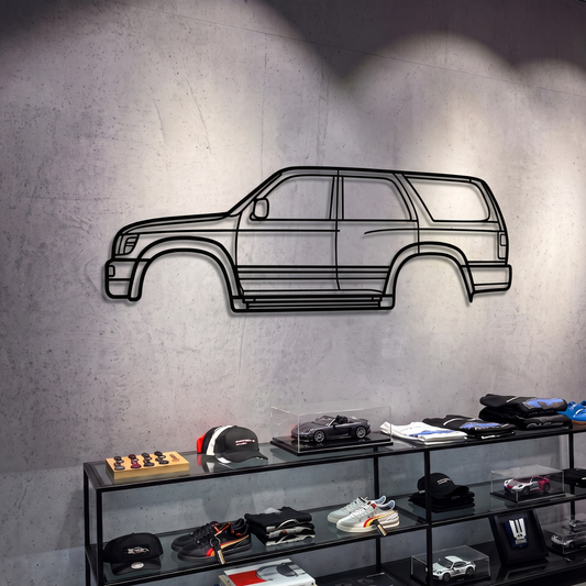 1996 4Runner 3rd Gen (N180)  Metal Car Wall Art - MT0257