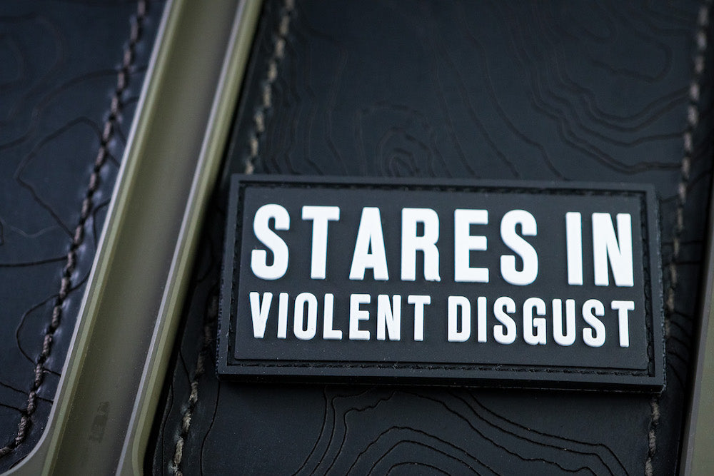 Stares In Violent Disgust Patch