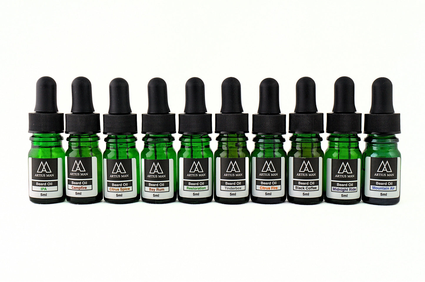 Beard Oil Sampler 10-Pack – Build Your Own 10-Scent Beard Oil Kit