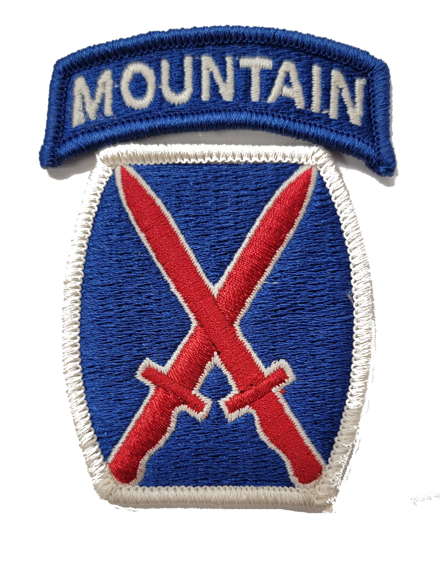 10th Mountain Division Patch - Full Color Dress