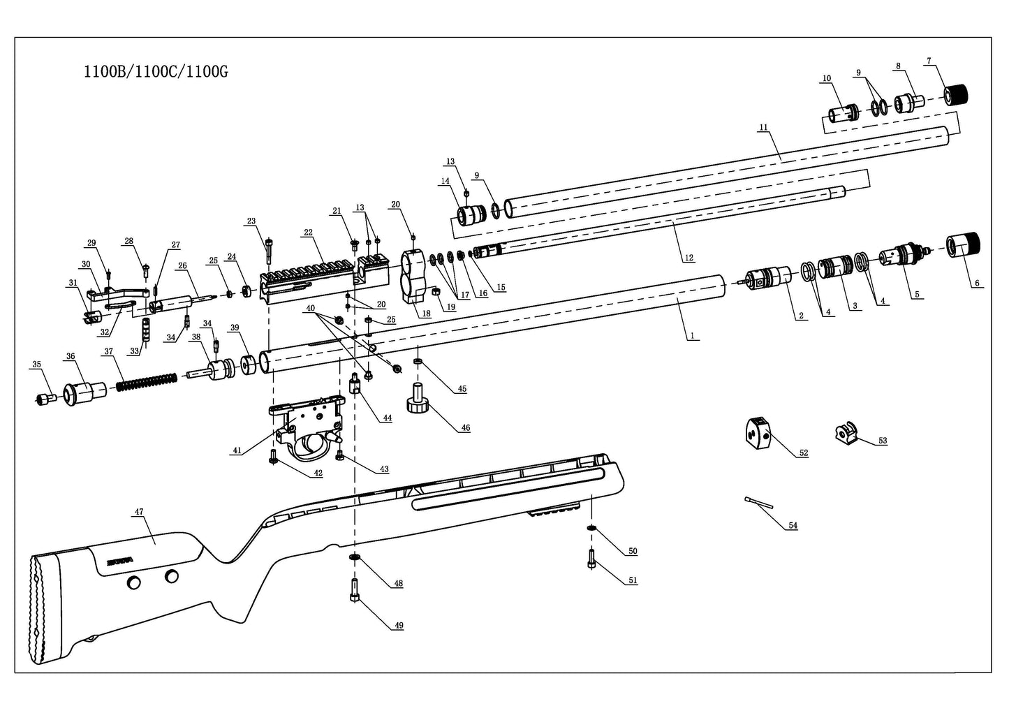 1100z .22 Caliber 10 Shot Rotary Magazine