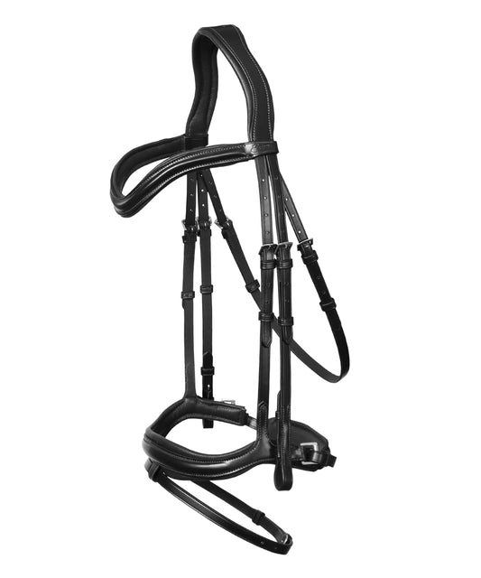 ExionPro 'Ursa' Anatomic Dressage Bridle With Reins