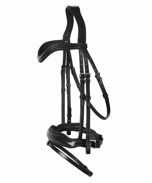 ExionPro 'Leo' Dressage Bridle with Reins