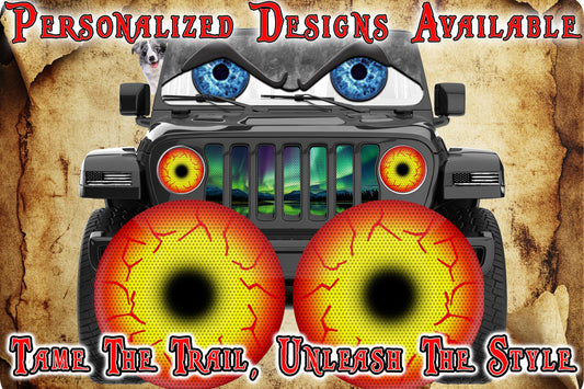 Red and yellow siths eye