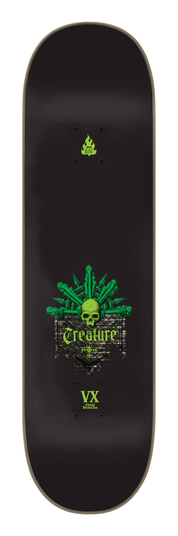 Creature Worthington Messenger 8.6" VX Skateboard Deck