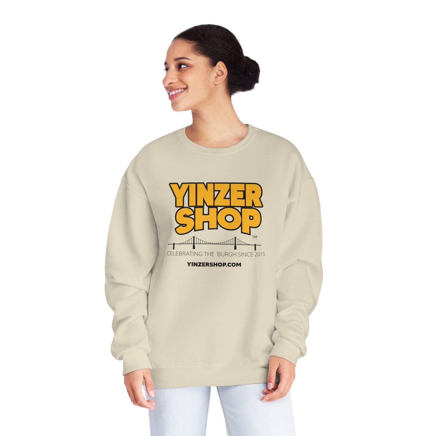 YinzerShop Serving Since 2015 - Jerzees 562MR Unisex NuBlend® Crewneck Sweatshirt