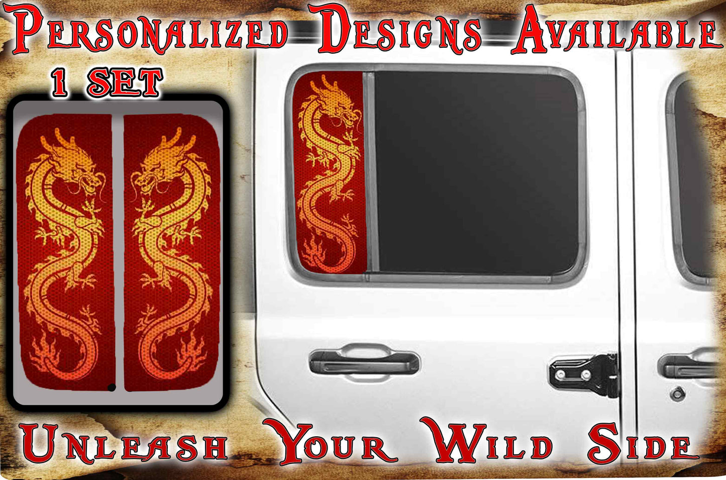 Side door window Dragon 179