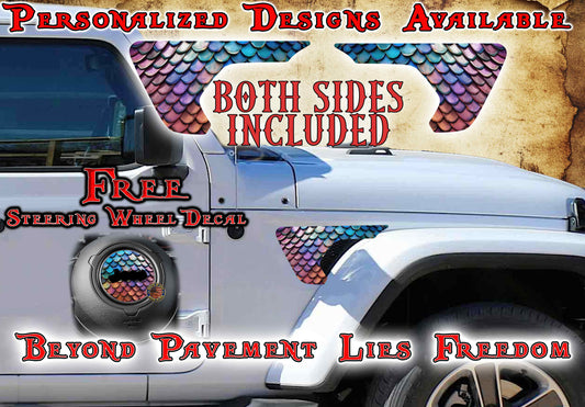 Scales fender vent for the JL or JT 2018 or newer