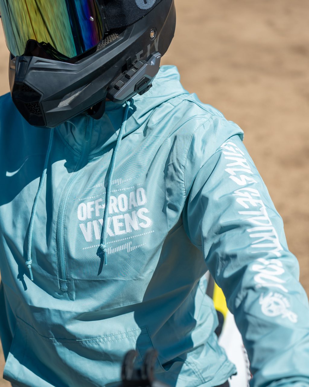 Rockstar  Pullover Windbreaker